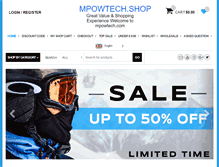 Tablet Screenshot of mpowtech.com